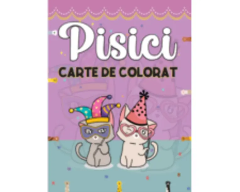 Pisici. Carte de Colorat