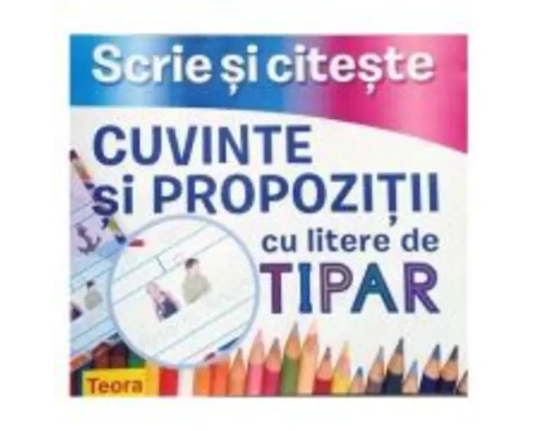 Scrie si citeste. Cuvinte si propozitii cu litere de tipar