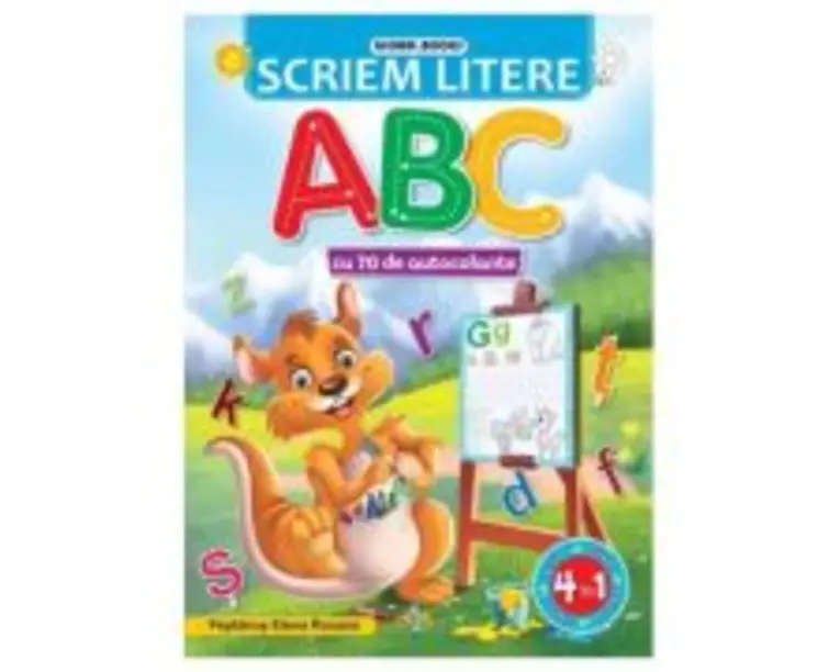 Scriem litere ABC. Cu 70 de autocolante