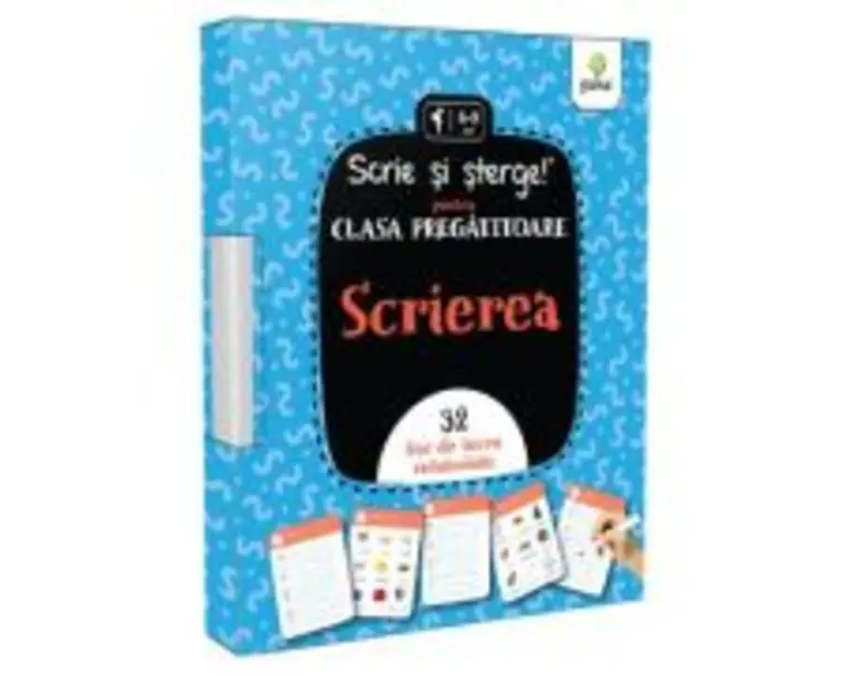 Scrierea. Prescolari si clasa pregatitoare. Scrie si sterge!
