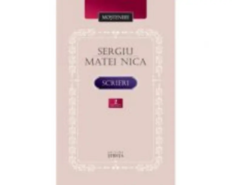 Scrieri Volumul 2 - Sergiu Matei Nica