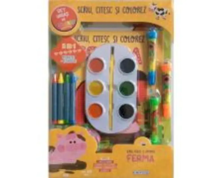 Scriu, citesc si colorez - Ferma