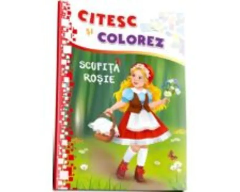 Citesc si colorez. Scufita rosie
