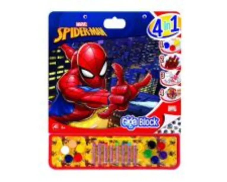 Set Spiderman pentru pictura Giga Block 4 in 1, As games