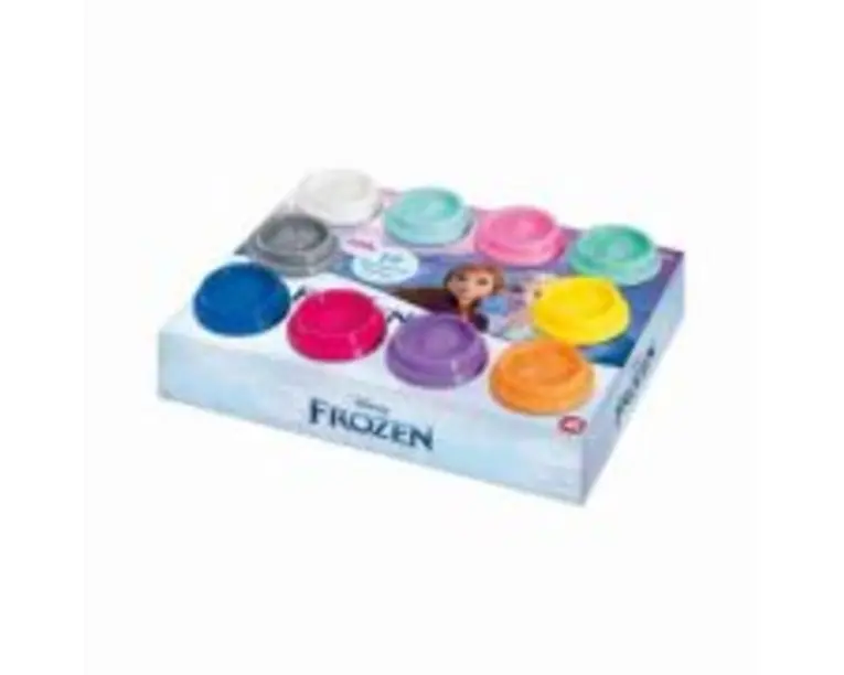 Set 10 borcanase de plastilina Frozen in ambalaj de carton, As Games