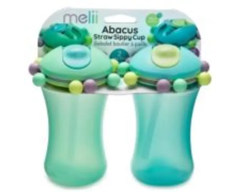 Set 2 cani cu pai Abacus, albastru si verde, Melii