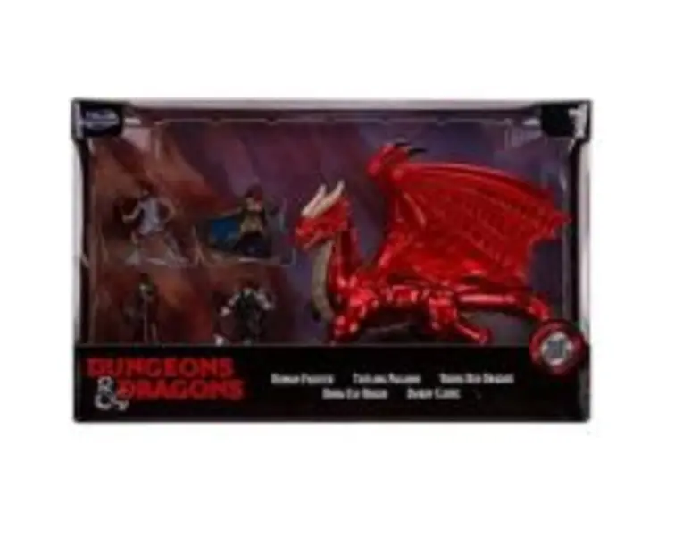 Set 5 nano figurine din metal Dungeons Dragons, JadaToys