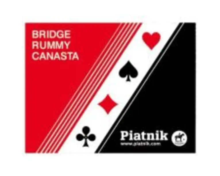 Set carti de joc Poker, Bridge, Canasta, 2 pachete, Piatnik