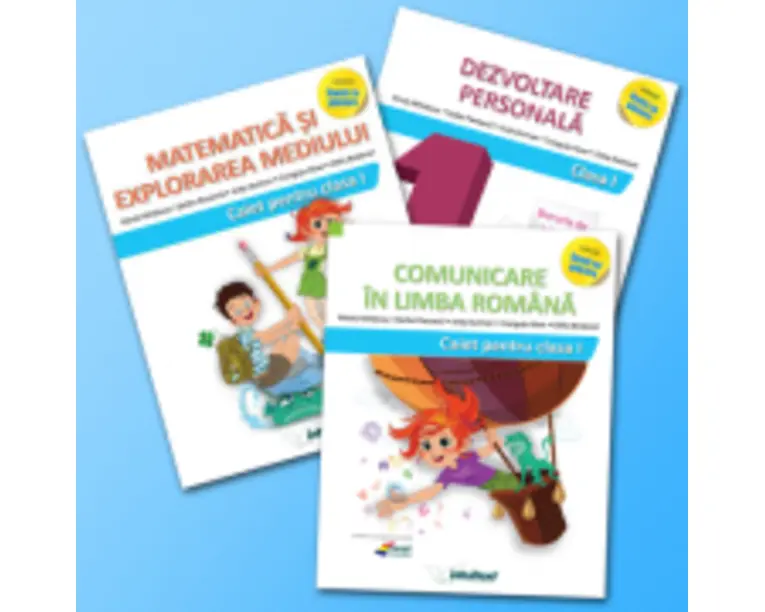 Set clasa I. Comunicare in Limba Romana, Matematica si Explorarea Mediului, Dezvoltare Personala - Mirela Mihaescu, Stefan Pacearca