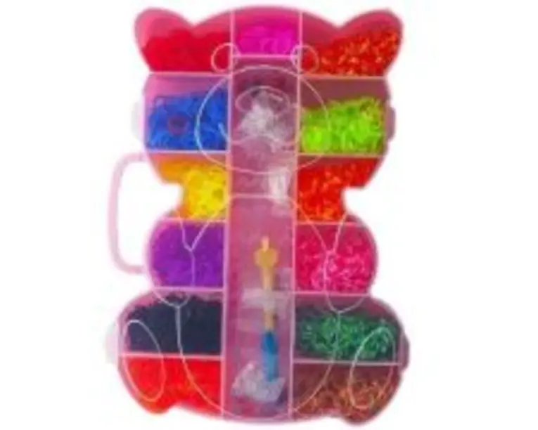 Set creativ elastice, 3200 piese, Ursulet