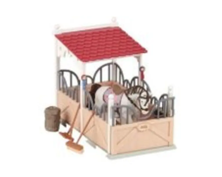 Set figurina Boxa Trendy de spalat caii, Papo