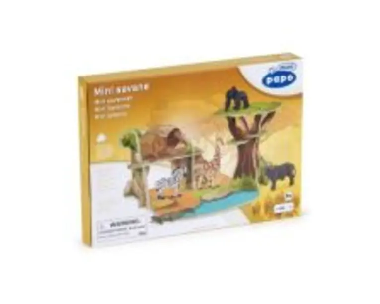Set mini display Savana, Papo