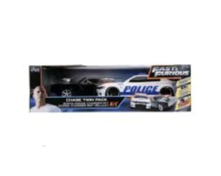 Set masinute Fast and Furious RC Toyota Supra&amp;Dodge Charger Srt, JadaToys