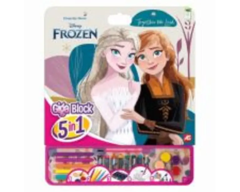 Set pentru desen Giga block 5 in 1 Frozen, As Games