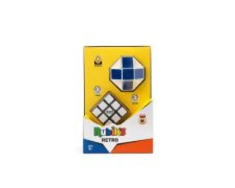 Set Rubik Retro Cub clasic 3 x 3 si Rubik's Snake, Spin Master