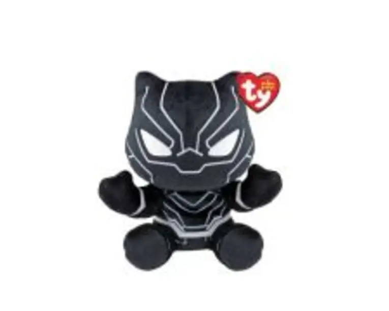 Plus 15 cm Beanie Babies soft Marvel Black Panther, Ty