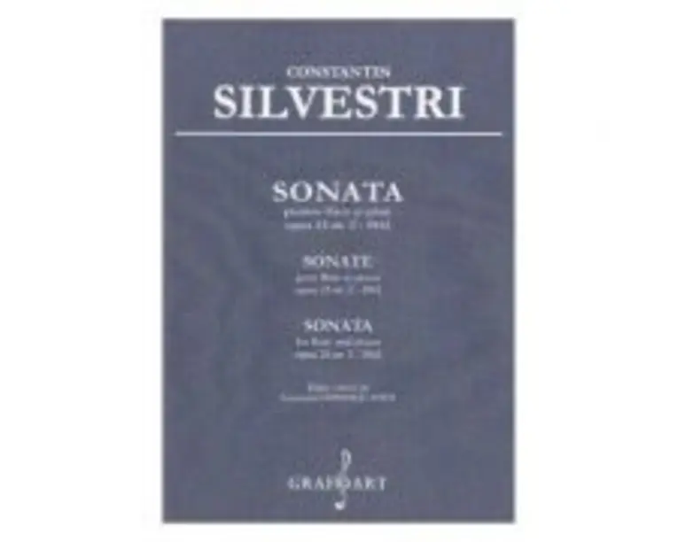 Sonata pentru flaut si pian - Constantin Silvestri