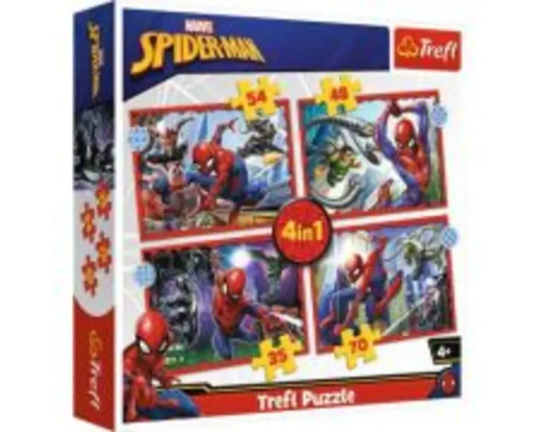 Puzzle 4in1 eroul Spiderman