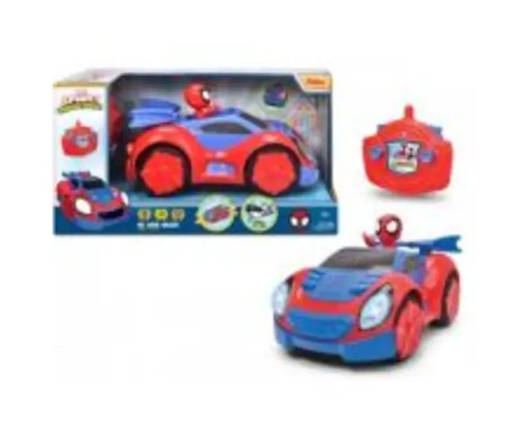 Masinuta cu telecomanda Web Racer scara 1: 18, Spidey Prietenii extraordinari