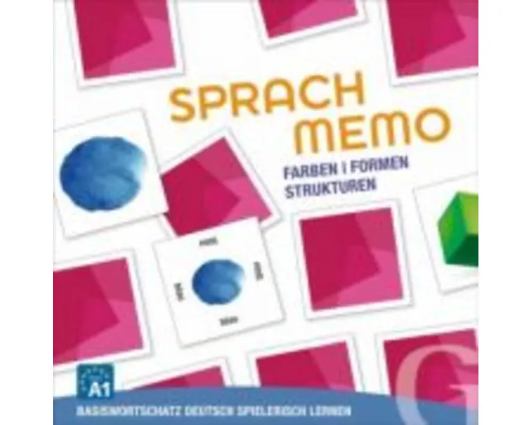 Sprachmemo Deutsch Farben Formen Strukturen Sprachspiel A1
