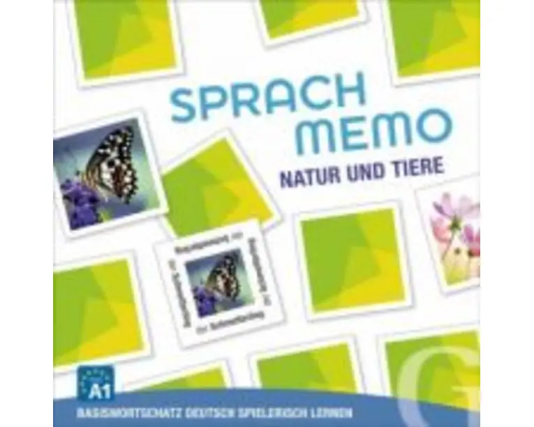 Sprachmemo Deutsch Natur und Tiere Sprachspiel A1