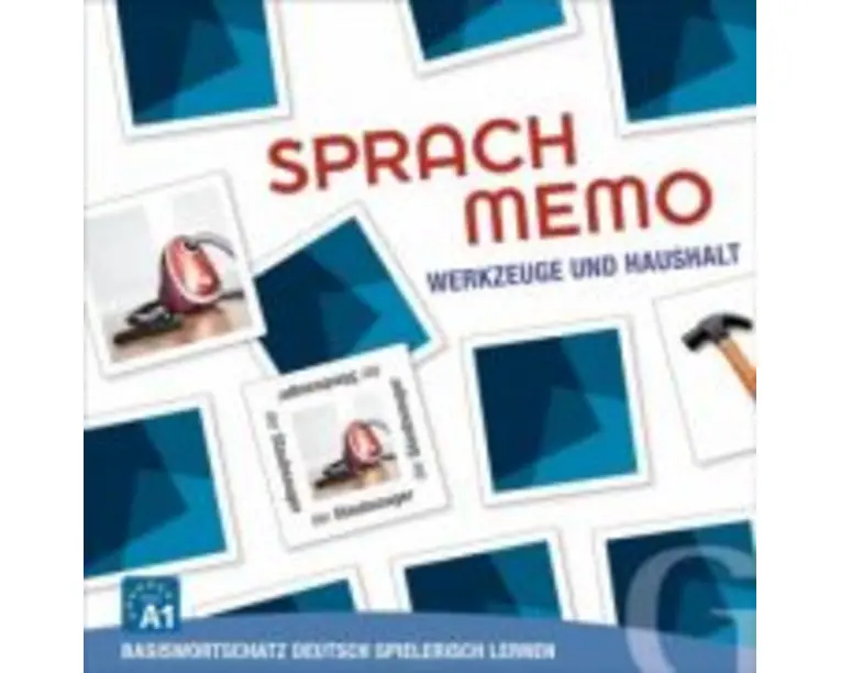 Sprachmemo Deutsch Werkzeuge und Haushalt Sprachspiel A1
