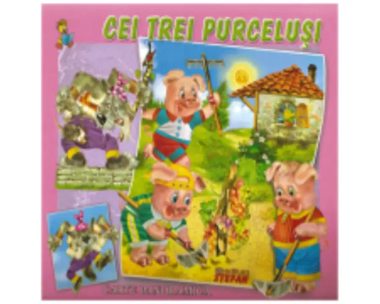 Cei trei purcelusi. Carte panoramica