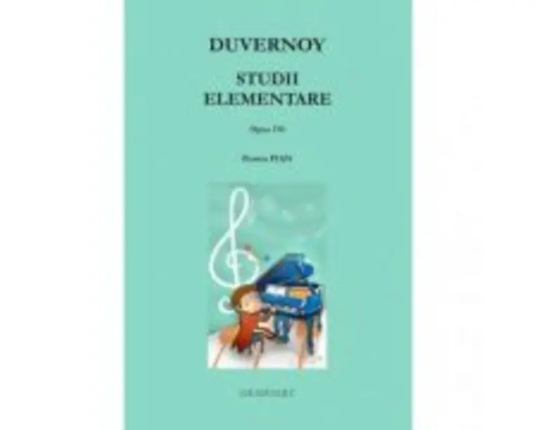 Studii Elementare. Opus 176, pentru pian, editia a 2-a - J. B. Duvernoy