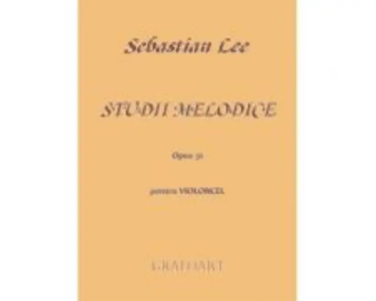 Studii melodice. Pentru violoncel. Opus 31 - Sebastian Lee