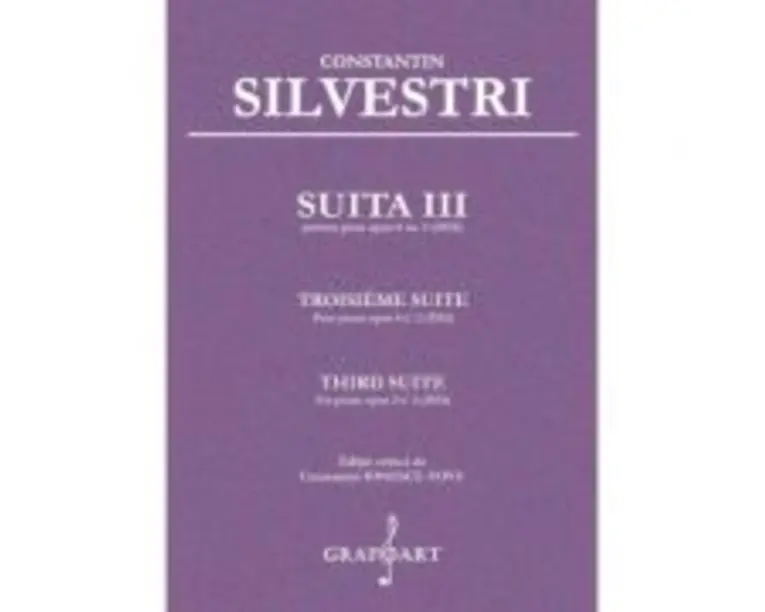 Suita 3 pentru pian opus 6, numarul 1 - Constantin Silvestri