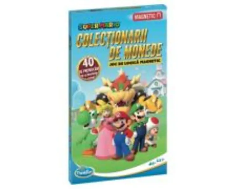 Joc de logica magnetic, limba romana, Super Mario Coin Collector