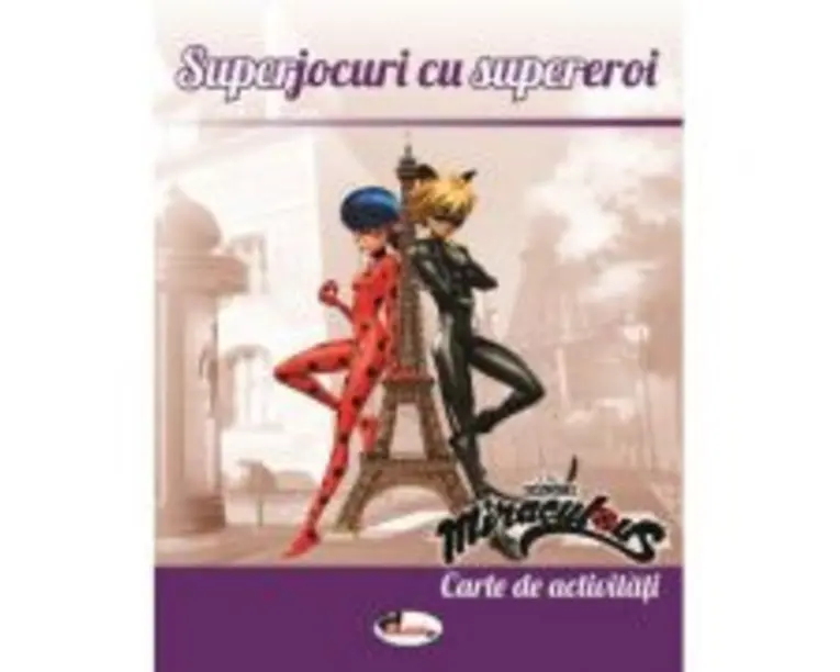 Superjocuri cu supereroi. Carte de activitati