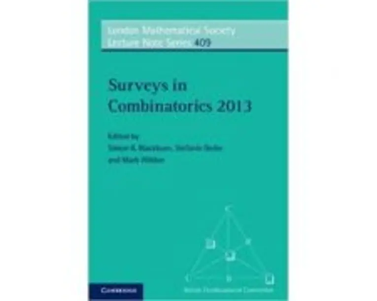 Surveys in Combinatorics 2013 - Simon R. Blackburn, Stefanie Gerke, Mark Wildon