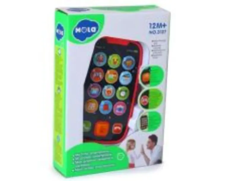 Primul meu telefon smart roz cu muzica si lumini, Hola