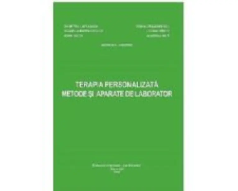 Terapia personalizata. Metode si aparate de laborator - Dumitru Lupuleasa