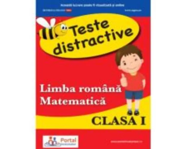 Teste distractive de Limba romana si Matematica pentru clasa 1 - Alina-Carmen Oncescu