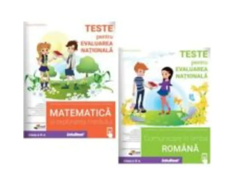 Set Teste de matematica si limba romana pentru Evaluarea Nationala de clasa a 2-a - Mirela Mihaescu