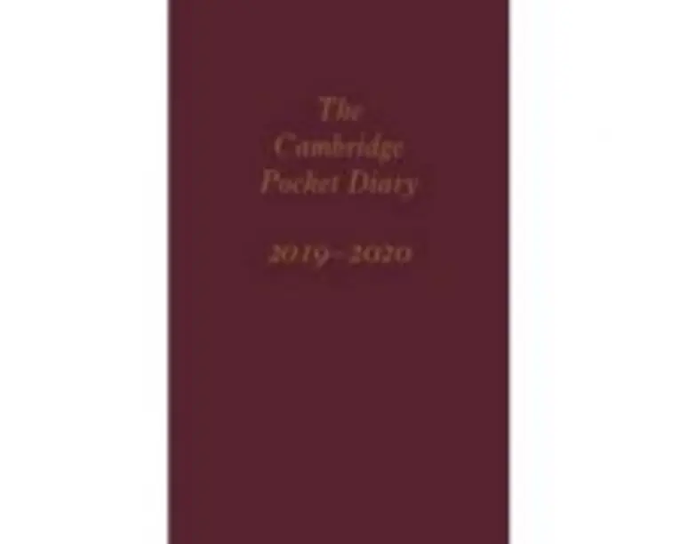 The Cambridge Pocket Diary, 20192020