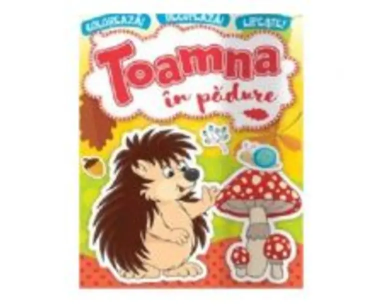 Toamna in padure. Carte de colorat