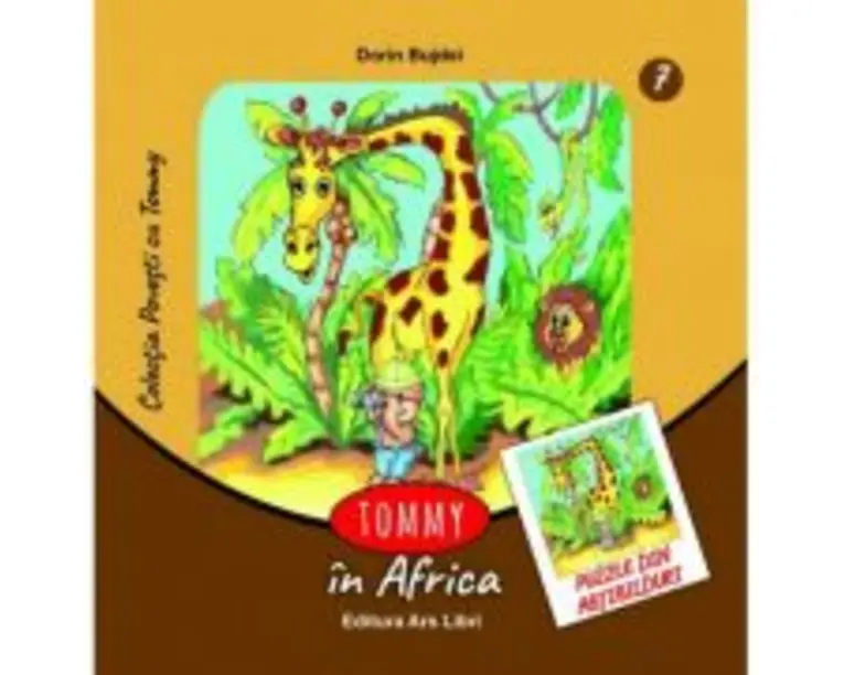 Tommy in Africa. Contine puzzle din abtibilduri - Dorin Bujdei