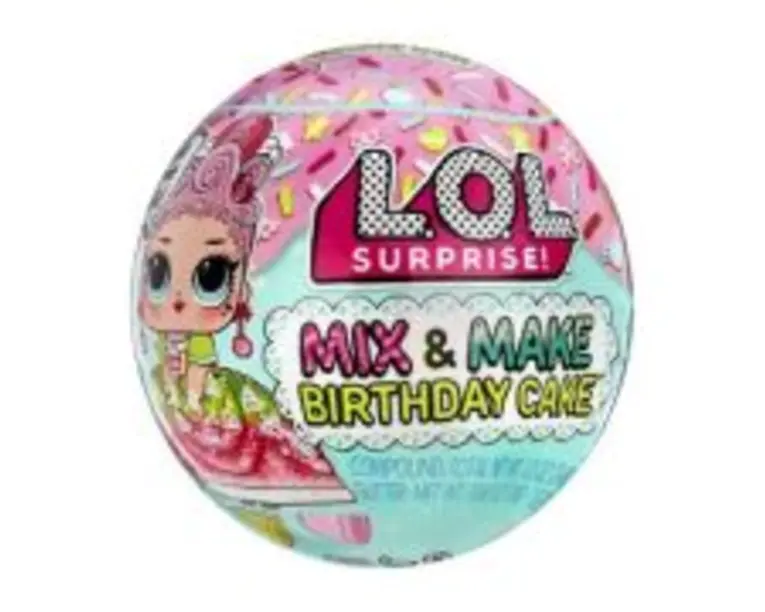 Papusa Tots Mix &amp; make birthday cake, LOL Surprise!