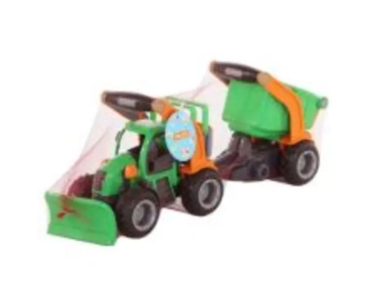 Tractor cu Plug si Remorca-Bazin. GripTrac, 51x14x20 cm, Wader
