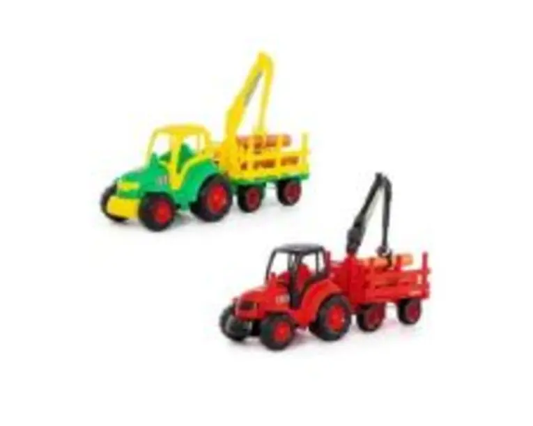 Tractor cu remorca lemne, Champion, 68x22x26 cm