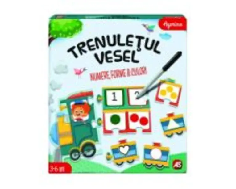Trenuletul vesel numere, forme si culori, As games