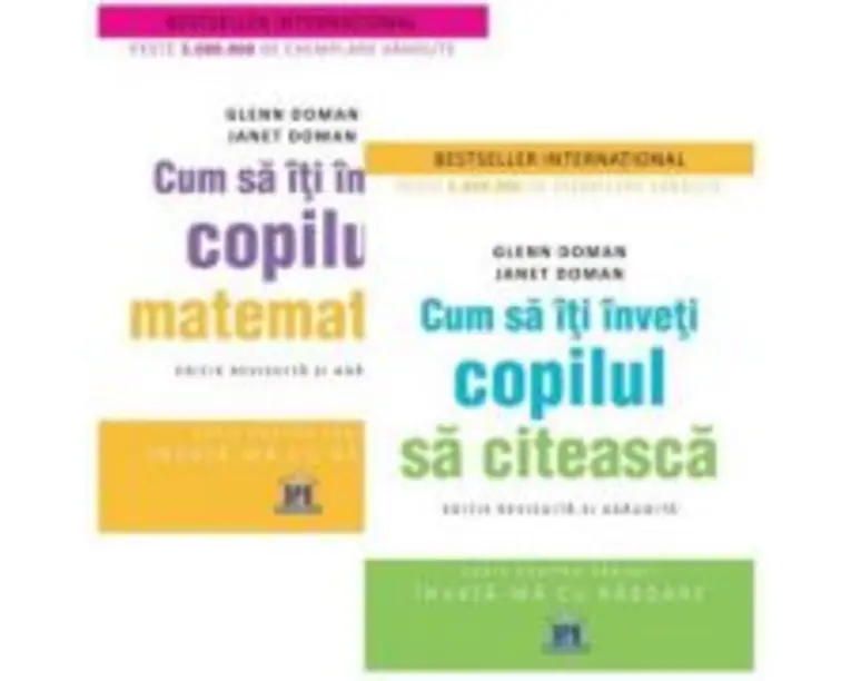 Pachet Parinti - Invata-ma cu rabdare: Cum sa iti inveti copilul sa citeasca si matematica, autor Glenn Doman, Janet Doman