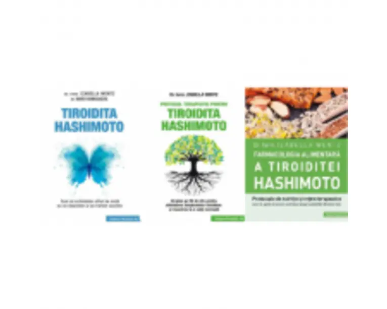 Pachet 3 carti Tiroidita Hashimoto - Izabella Wentz