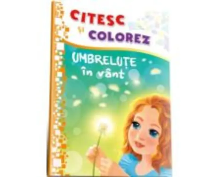 Citesc si colorez. Umbrelute in vant