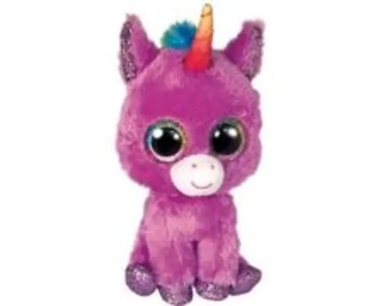 Jucarie de plus, 24 cm, Boos Rosette Unicornul violet, TY