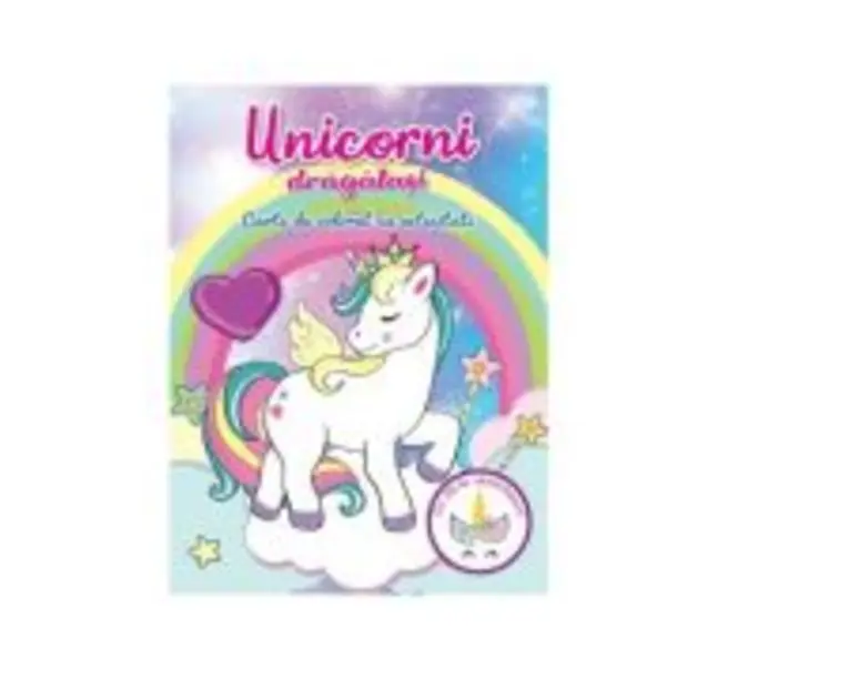 Unicorni dragalasi. Carte de colorat cu activitati - Brijbasi