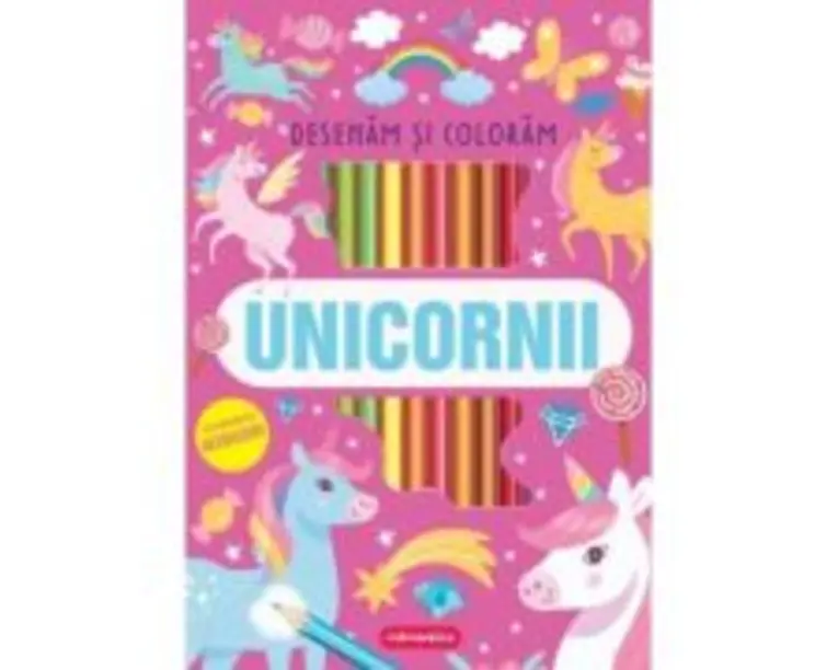 Unicornii. Desenam si coloram